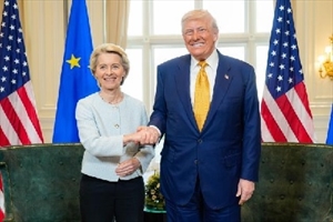 Von der Leyen and Trump - Credit: European Commission